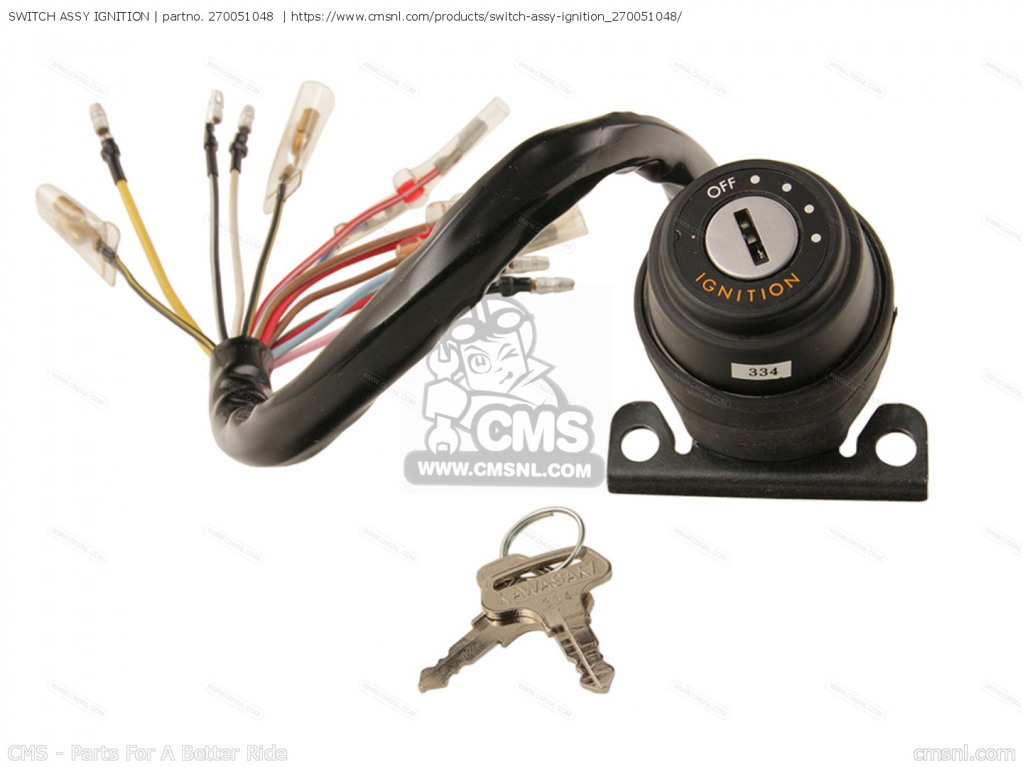 270051048 Switch Assy Ignition Kawasaki buy the 270051048 at CMSNL
