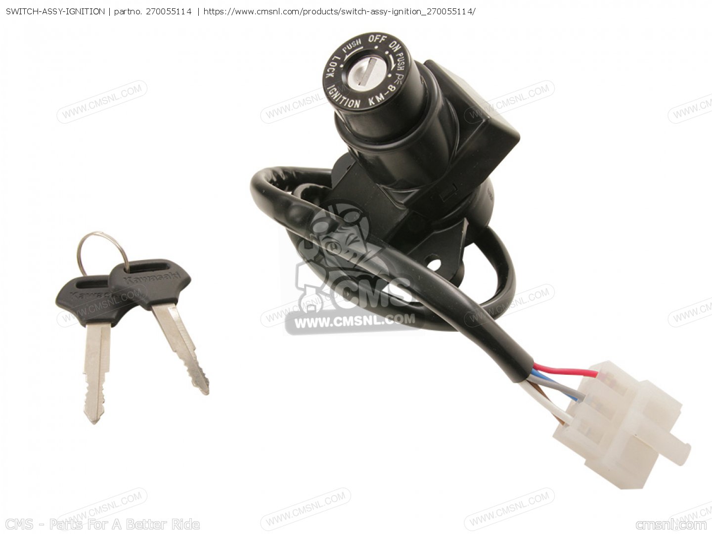 SWITCHASSYIGNITION for EJ650A3 W650 2001 USA CALIFORNIA CANADA