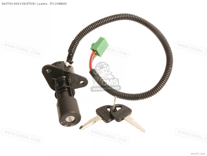 Suzuki SWITCH ASSY,IGNITION 3711048B00 Suzuki SWITCH ASSY,IGNITION 3711048B00
