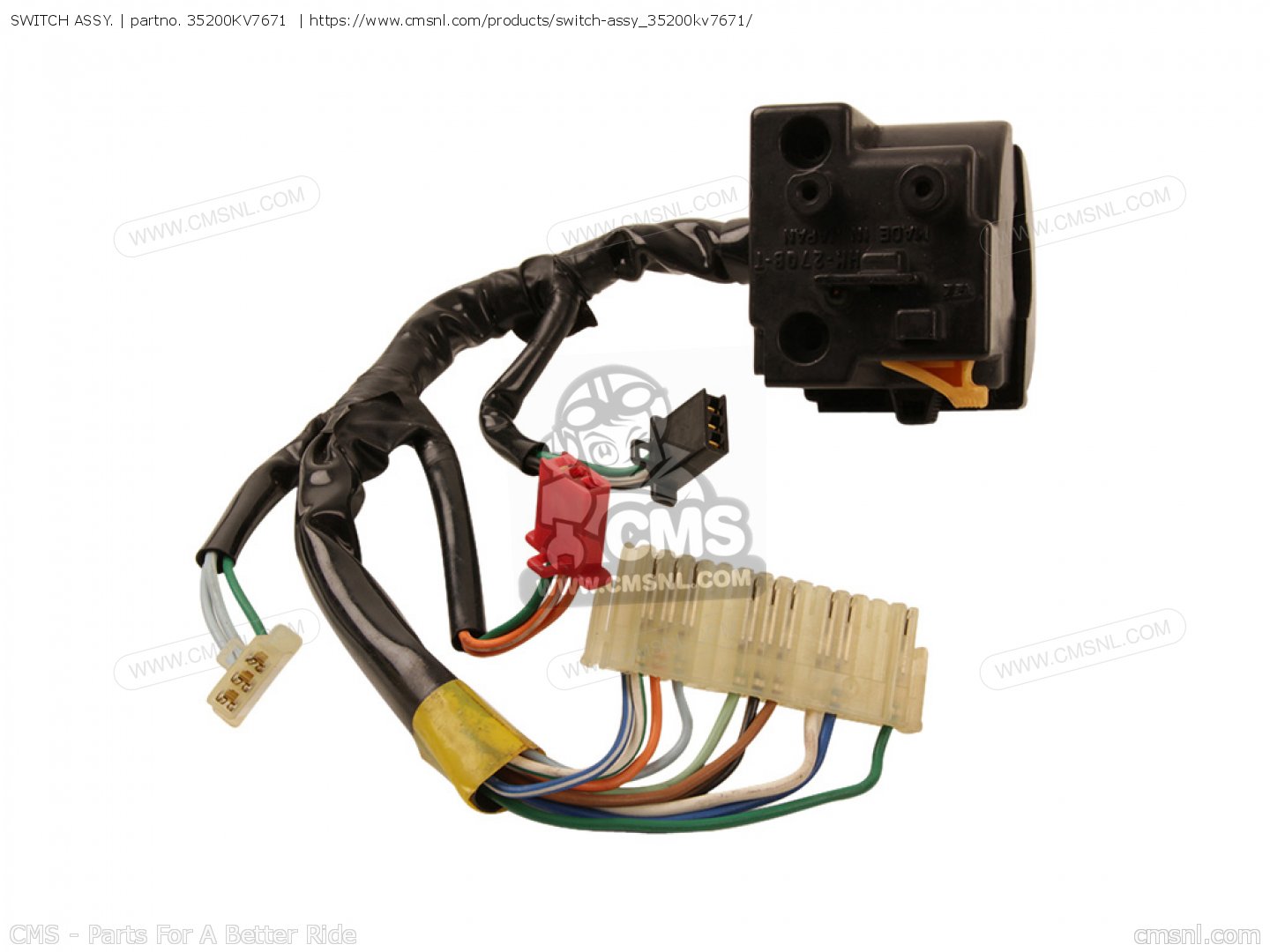 35200KV7671: Switch Assy. Honda - buy the 35200-KV7-671 at CMSNL