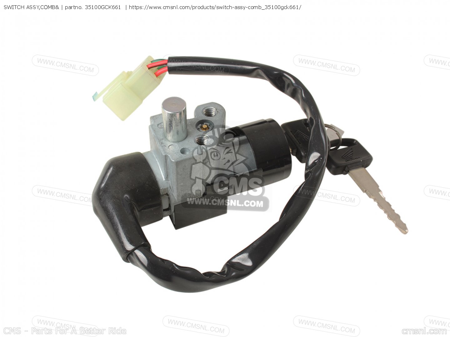 35100GCK661: Switch Assy,comb& Honda - Buy The 35100-GCK-661 At CMSNL