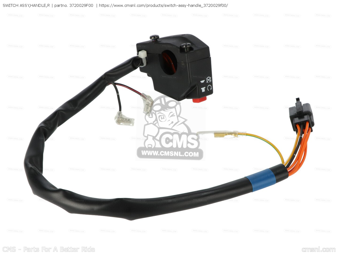 【sm】速達 SWITCH ASSY,HANDLE,R for Suzuki - order at CMSNL