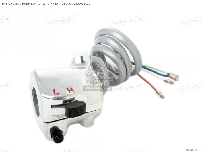 Honda SWITCH ASSY, HORN BUTTON W. DIMMER 35300028000