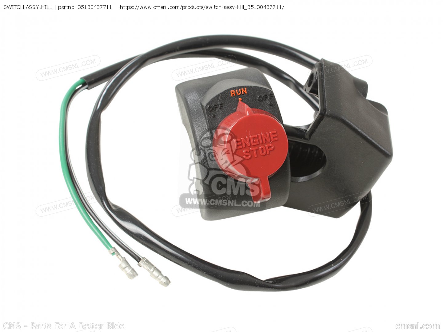 SWITCH ASSY.,KILL for Honda - order at CMSNL