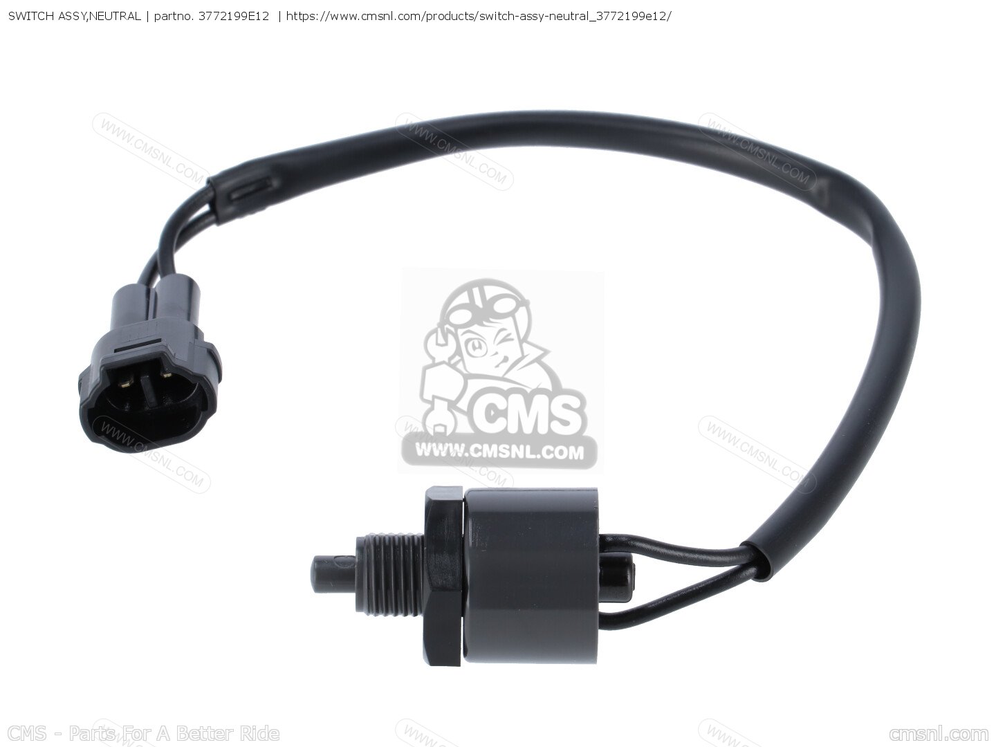 3772199E12: SWITCH ASSY,NEUTRAL Suzuki - buy the 37721-99E12 at CMSNL