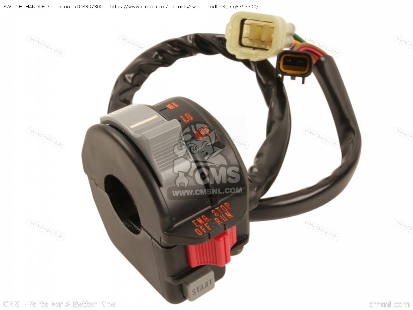 Handlebar Switch For Yamaha Yamaha ATV Start/Stop Switch – Handlebar Control For Warrior 350, Wolverine, Grizzly & More 4GB 83973 09 00 Switch - Foto 10