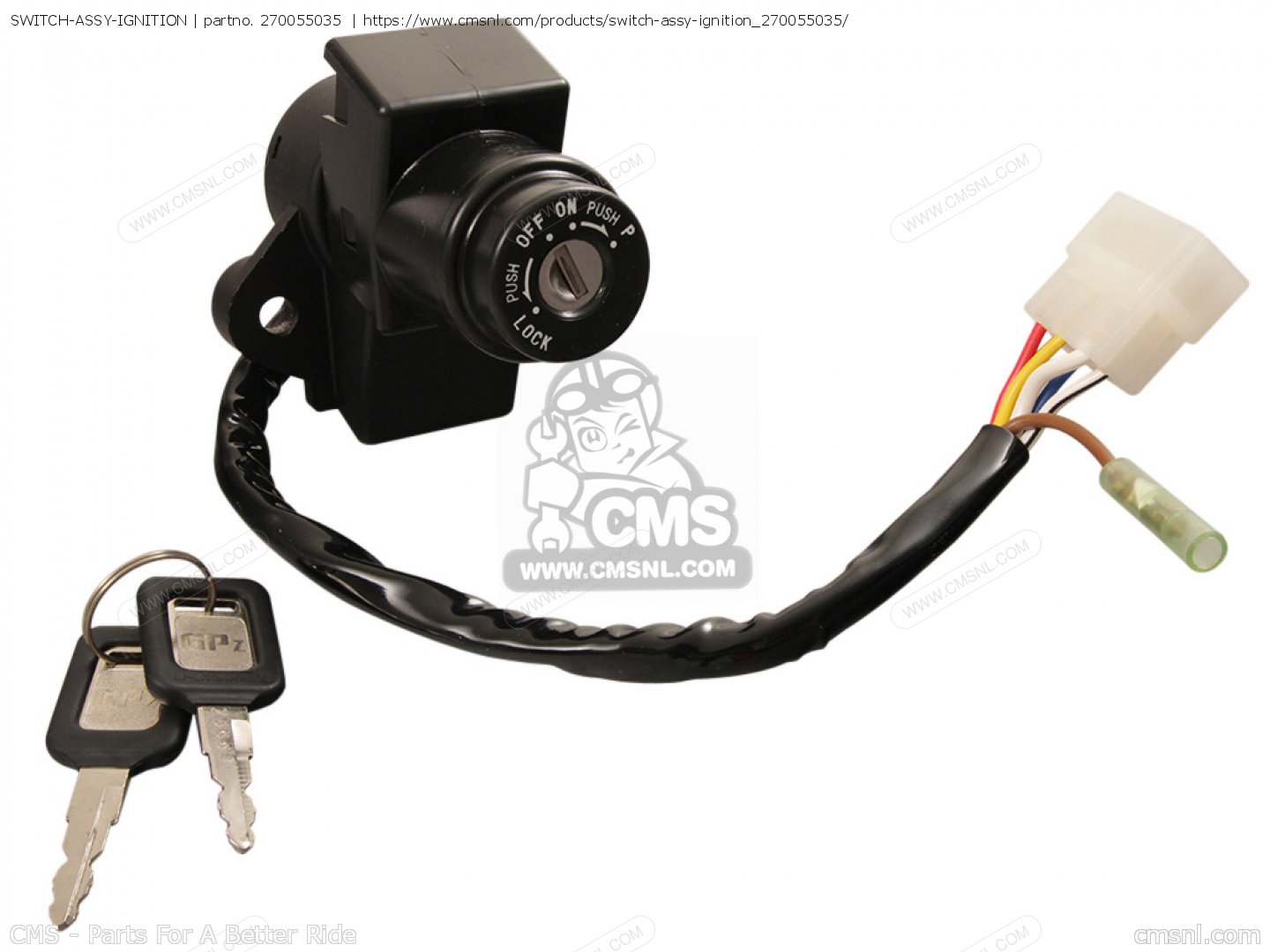 SWITCH-ASSY-IGNITION for Kawasaki - order at CMSNL