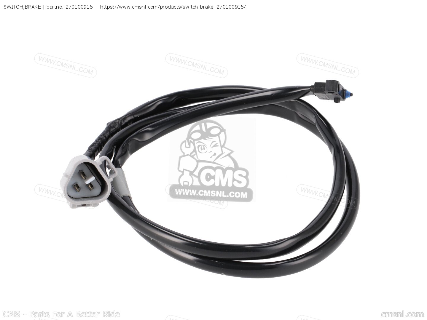 270100915: SWITCH,BRAKE Kawasaki - buy the 27010-0915 at CMSNL