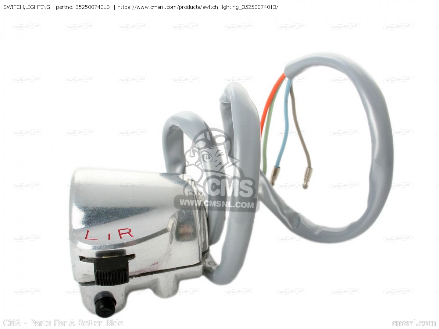 SWITCH,LIGHTING for SL125K1 FRANCE order at CMSNL