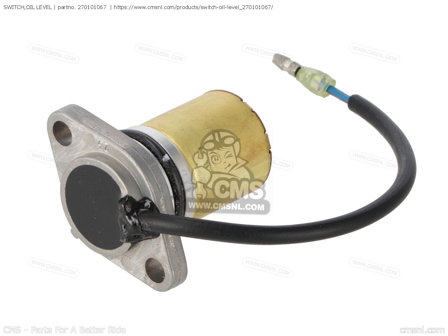 270101067: SWITCH,OIL LEVEL Kawasaki - buy the 27010-1067 at