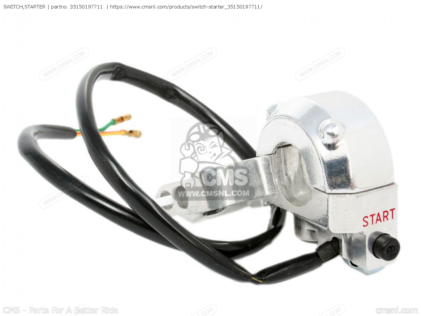 ホンダ(HONDA)】 スイツチASSY.,スターターマグネチツク【Steed