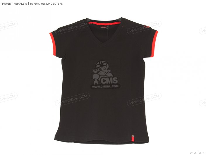 Honda T-SHIRT FEMALE S 08MLW08CTSFS