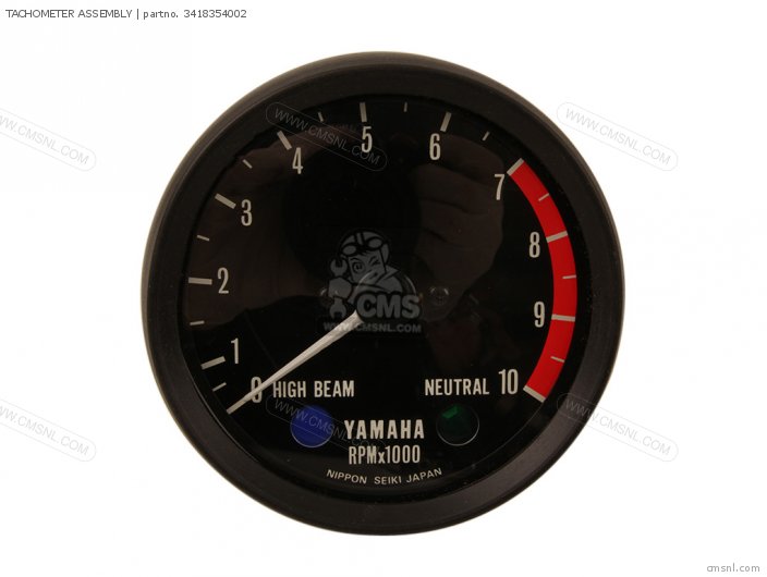 Yamaha TACHOMETER ASSEMBLY 3418354002