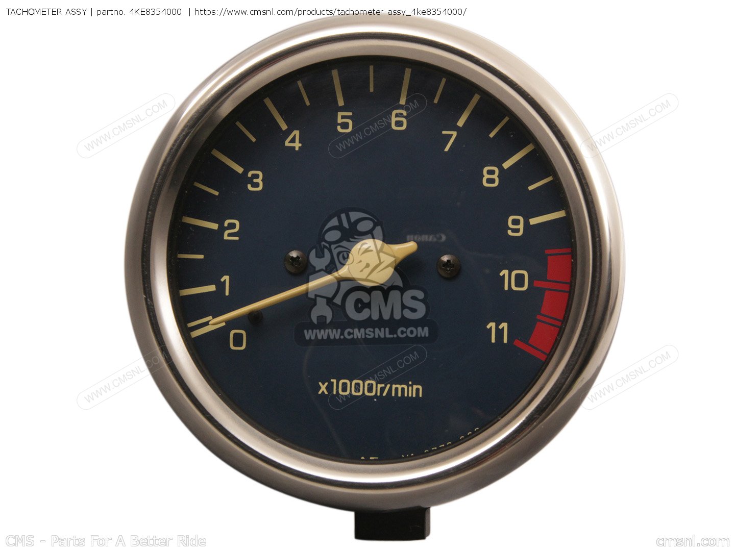 4KE8354000: TACHOMETER ASSY Yamaha - buy the 4KE-83540-00-00 at CMSNL