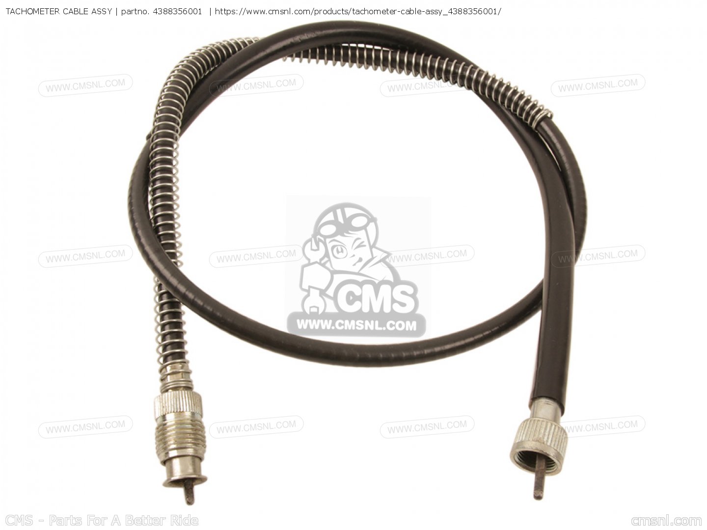 TACHOMETER CABLE ASSY for DT250 1974 USA order at CMSNL