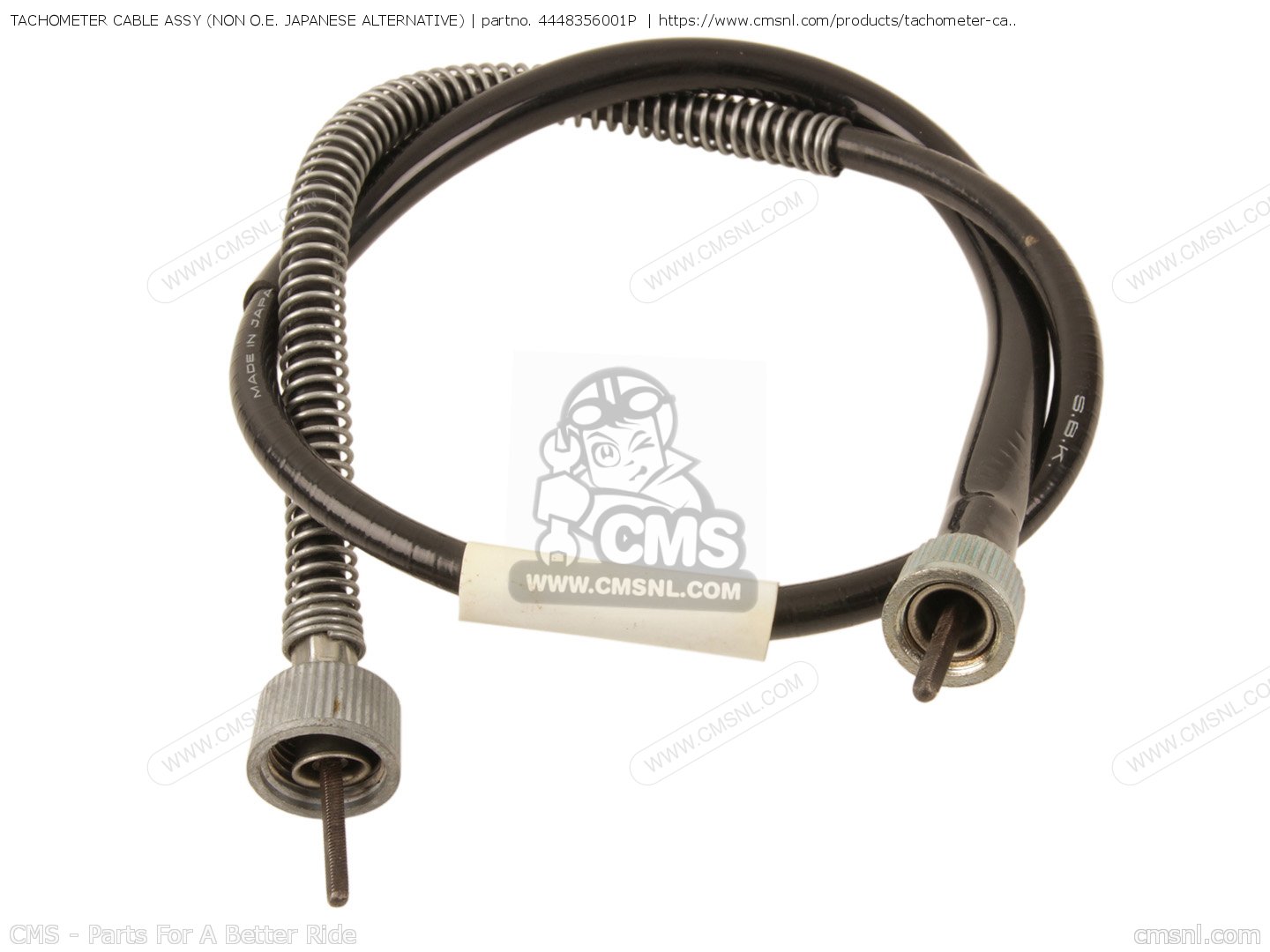 TACHOMETER CABLE ASSY for DT125 1974 USA order at CMSNL