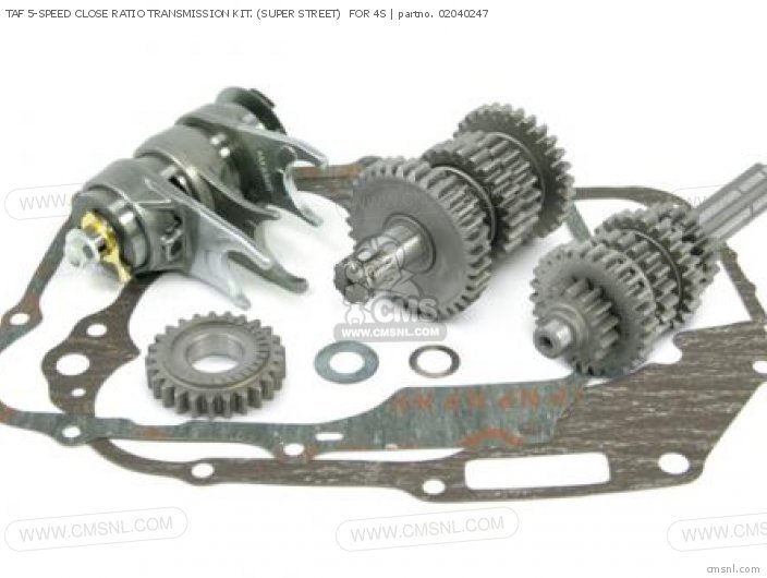 Takegawa TAF 5-SPEED CLOSE RATIO TRANSMISSION KIT. (SUPER STREET)  FOR 4S 02040247