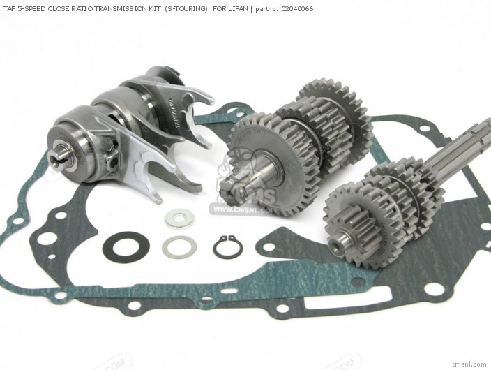 Takegawa TAF 5-SPEED CLOSE RATIO TRANSMISSION KIT  (S-TOURING)  FOR LIFAN 02040066