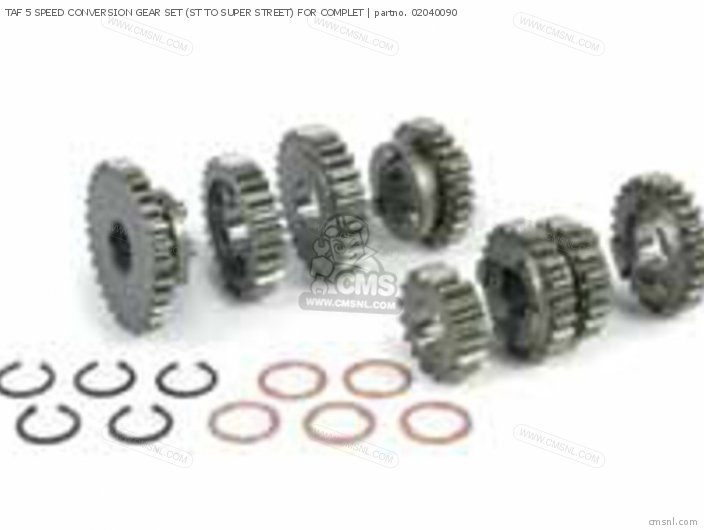 Takegawa TAF 5 SPEED CONVERSION GEAR SET (ST TO SUPER STREET) FOR COMPLET 02040090