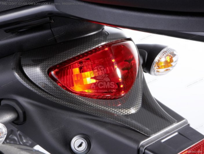 Suzuki TAIL LIGHT COVER,CARBON LOOK 9900099013K64