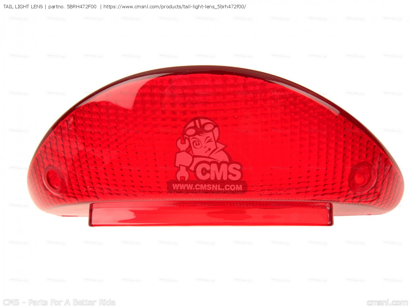 TAIL LIGHT LENS for YQ50 2002 5PU3 SPAIN 125PU300F2 order at CMSNL