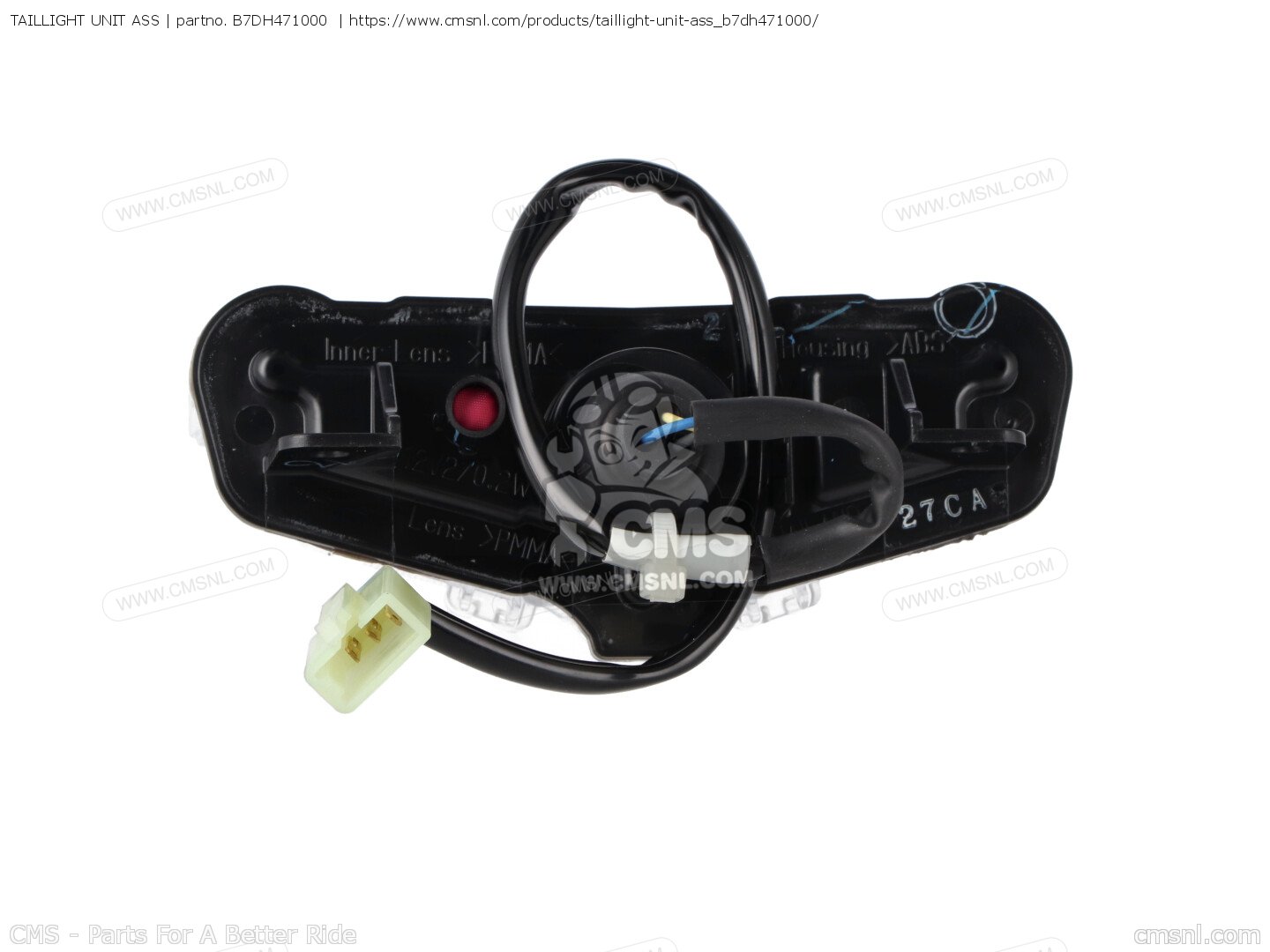 B7DH471000: TAILLIGHT UNIT ASS Yamaha - buy the B7D-H4710-00 B7DH471000: TAILLIGHT UNIT ASS Yamaha - buy the B7D-H4710-00