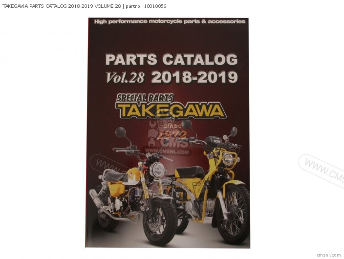 Takegawa TAKEGAWA PARTS CATALOG FOR 2018-2019 VER.28 10010056