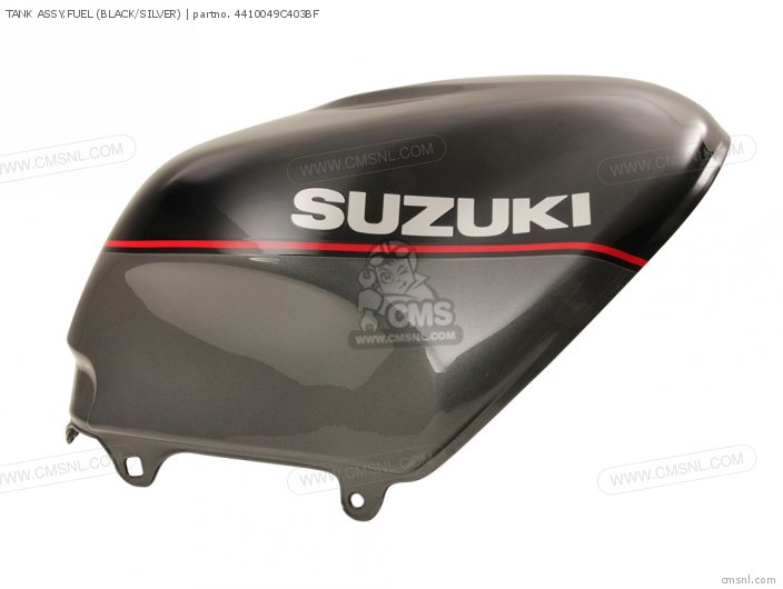 Suzuki TANK ASSY,FUEL (BLACK/SILVER) 4410049C403BF Suzuki TANK ASSY,FUEL (BLACK/SILVER) 4410049C403BF