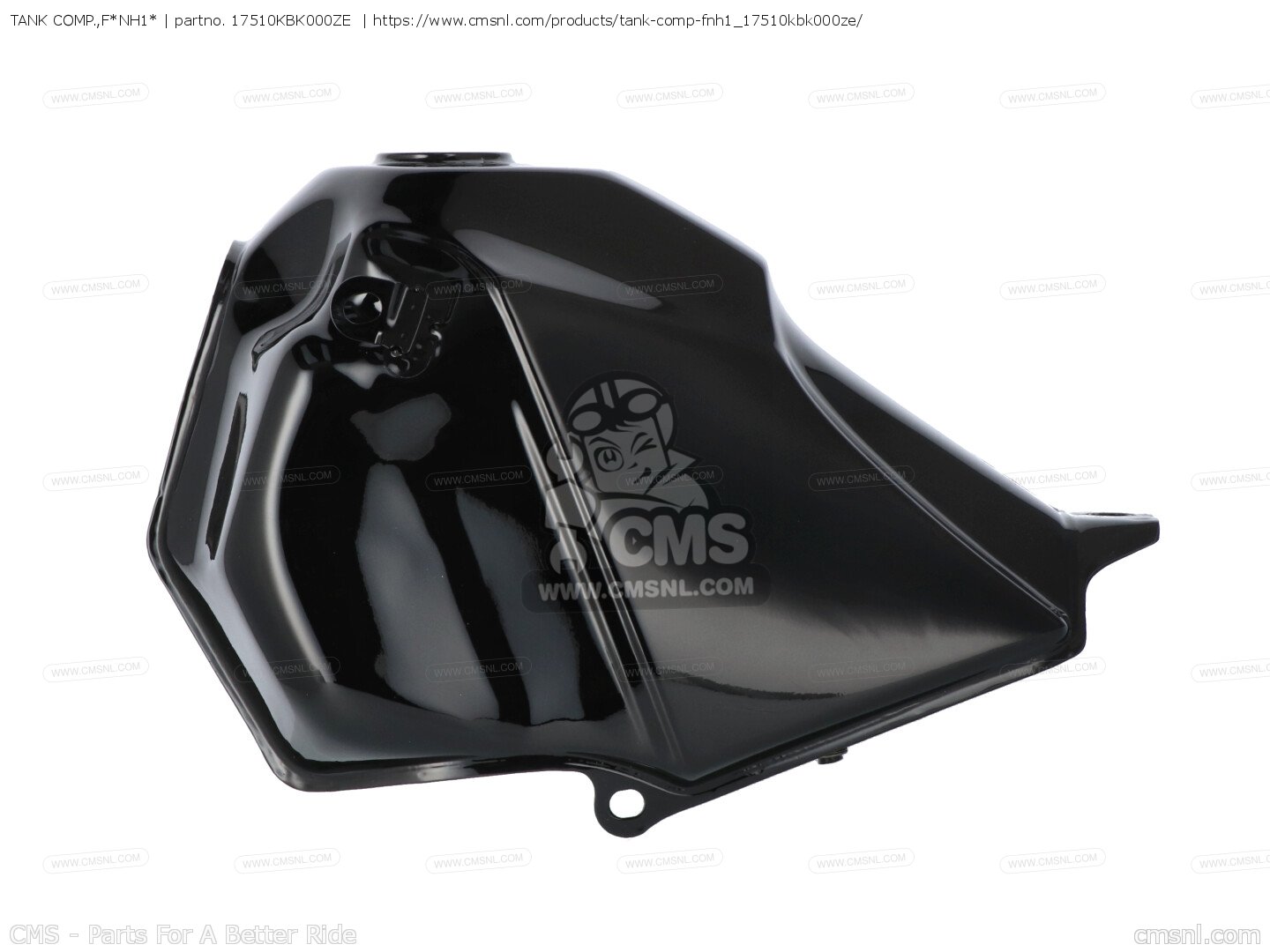 17510KBK000ZE: Tank Comp.,f*nh1* Honda - buy the 17510-KBK-000ZE