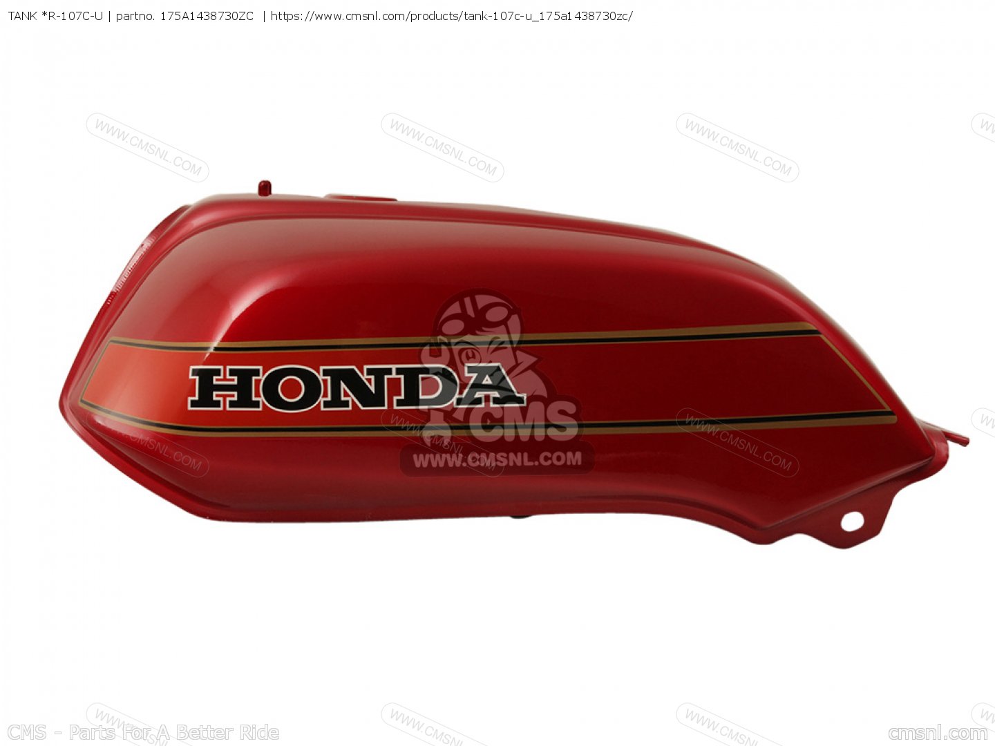 TANK *R-107C-U for CB900FB BOL D'OR - order at CMSNL