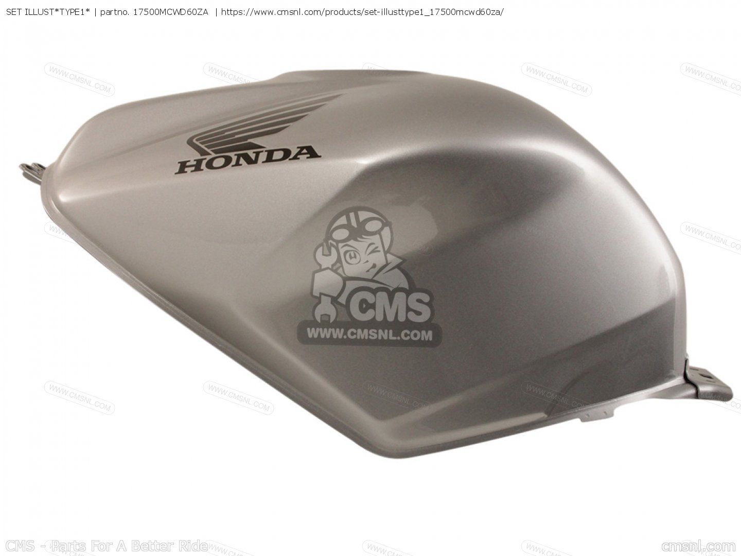 Mcwd Za Tank Set Fuel Wl Honda Buy The Mcw D Za At Cmsnl