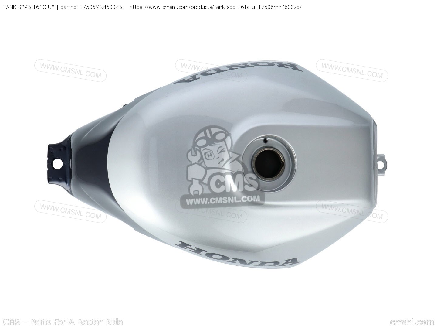 17506MN4600ZB: TANK S*PB-161C-U* Honda - buy the 17506-MN4-600ZB