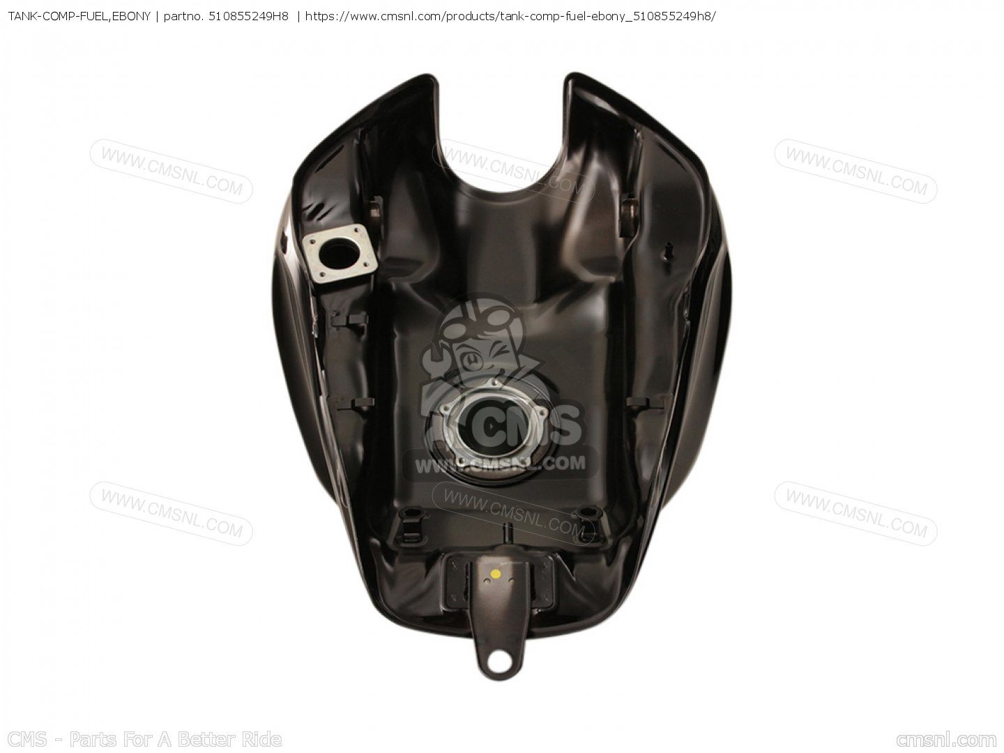 510855249H8: TANK-COMP-FUEL,EBONY Kawasaki - buy the 51085