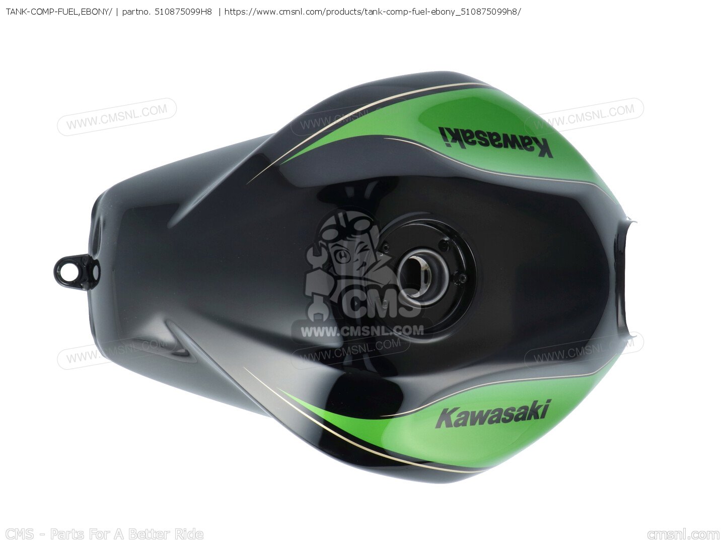 510875099H8: TANK-COMP-FUEL,EBONY/ Kawasaki - buy the 51087