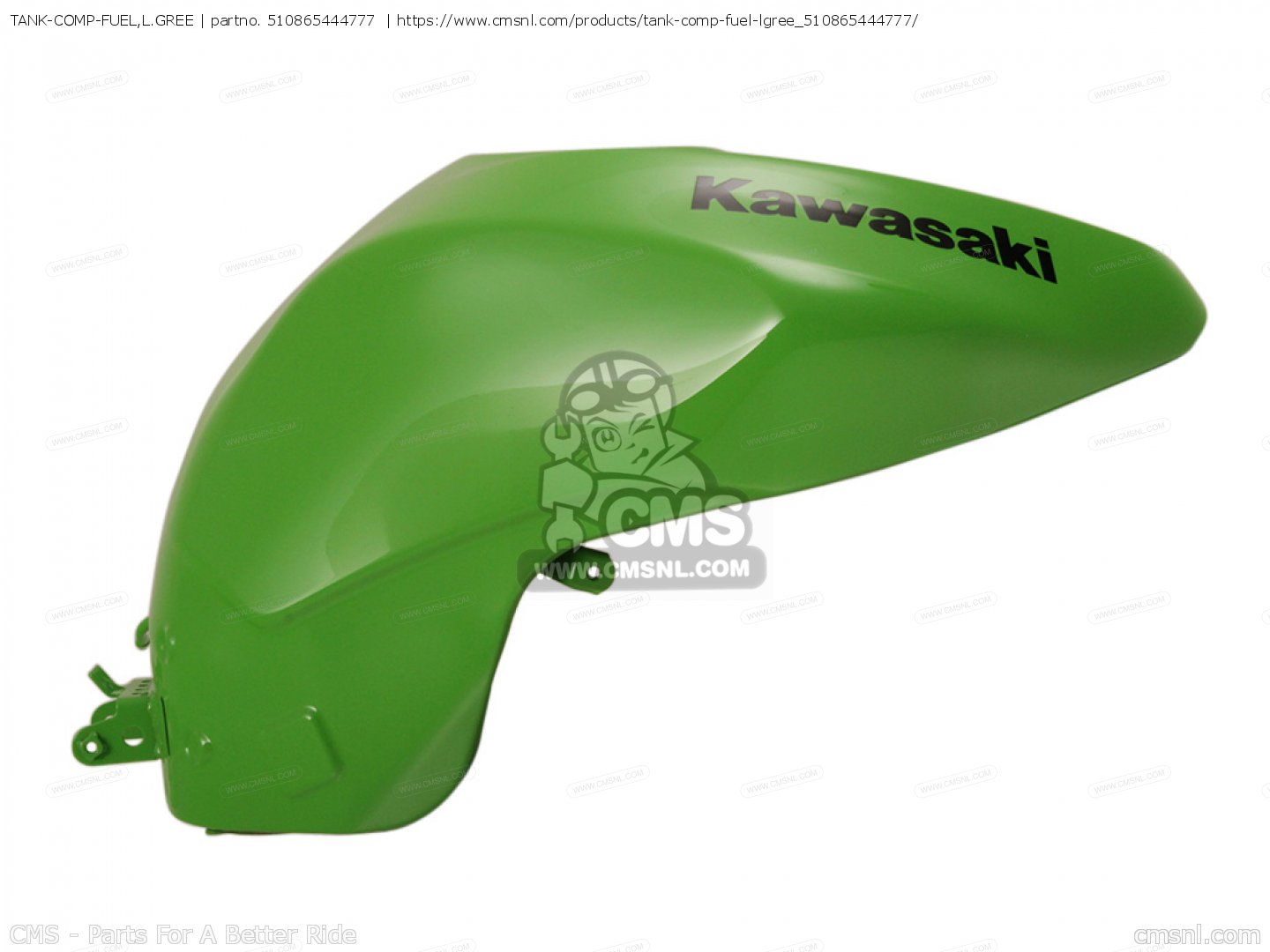 510865444777: TANK-COMP-FUEL,L.GREE Kawasaki - buy the 51086-5444