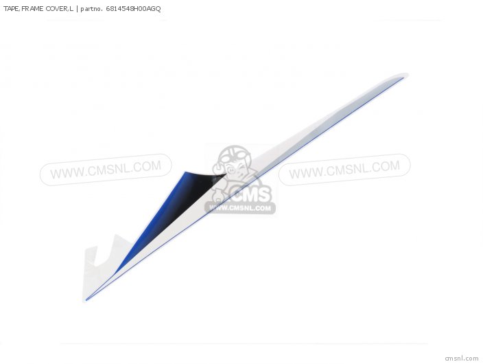 Suzuki TAPE,FRAME COVER,L 6814548H00AGQ Suzuki TAPE,FRAME COVER,L 6814548H00AGQ