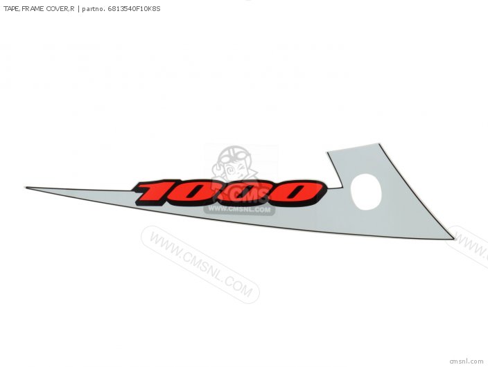 Suzuki TAPE,FRAME COVER,R 6813540F10K8S Suzuki TAPE,FRAME COVER,R 6813540F10K8S