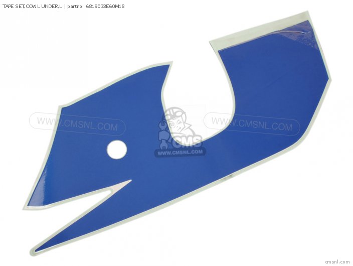 Suzuki TAPE SET,COWL UNDER,L 6819033E60M18 Suzuki TAPE SET,COWL UNDER,L 6819033E60M18