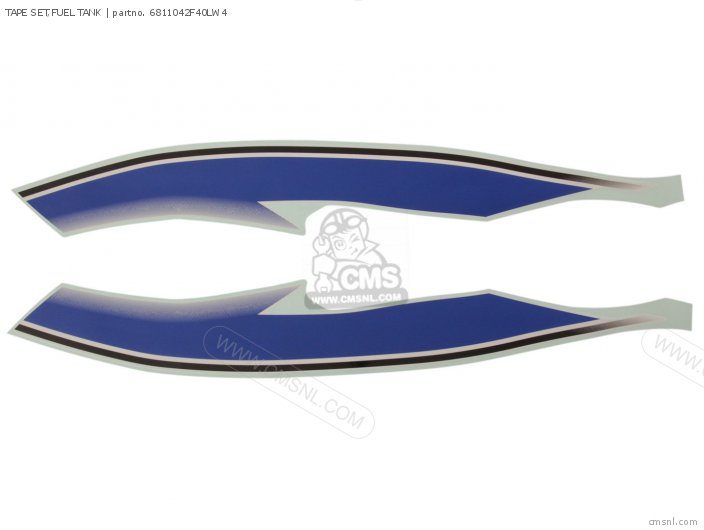 Suzuki TAPE SET,FUEL TANK 6811042F40LW4 Suzuki TAPE SET,FUEL TANK 6811042F40LW4
