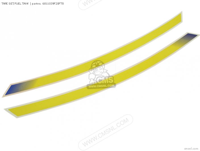 6811039F20FT8 Tape Set,fuel Tank Suzuki buy the 6811039F20FT8 at CMSNL