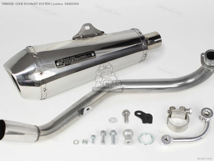 Takegawa TAPERED CONE EXHAUST SYSTEM 04020304