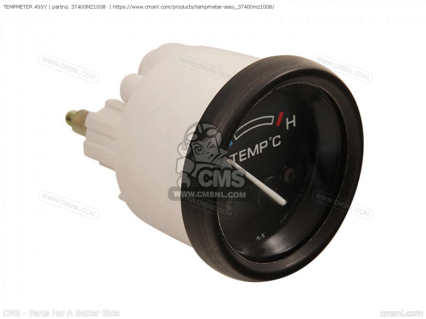 37400MZ1008: TEMPMETER ASSY Honda - buy the 37400-MZ1-008 at