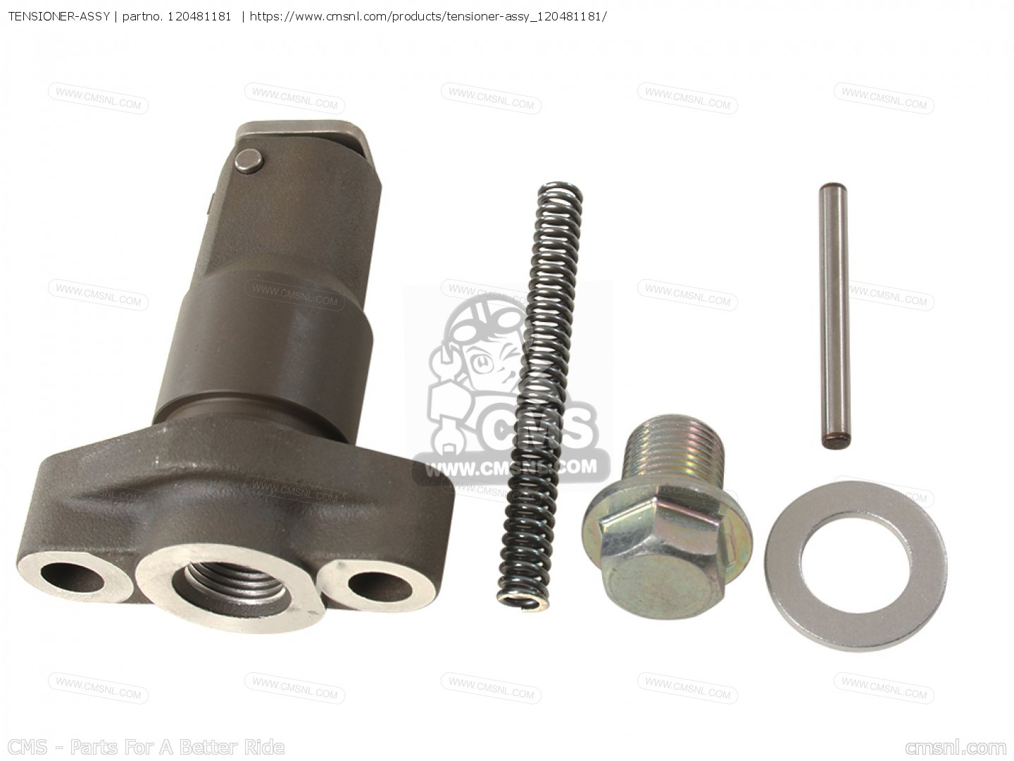 りんりん 120481181: TENSIONER-ASSY Kawasaki - buy the 12048-1181 at CMSNL