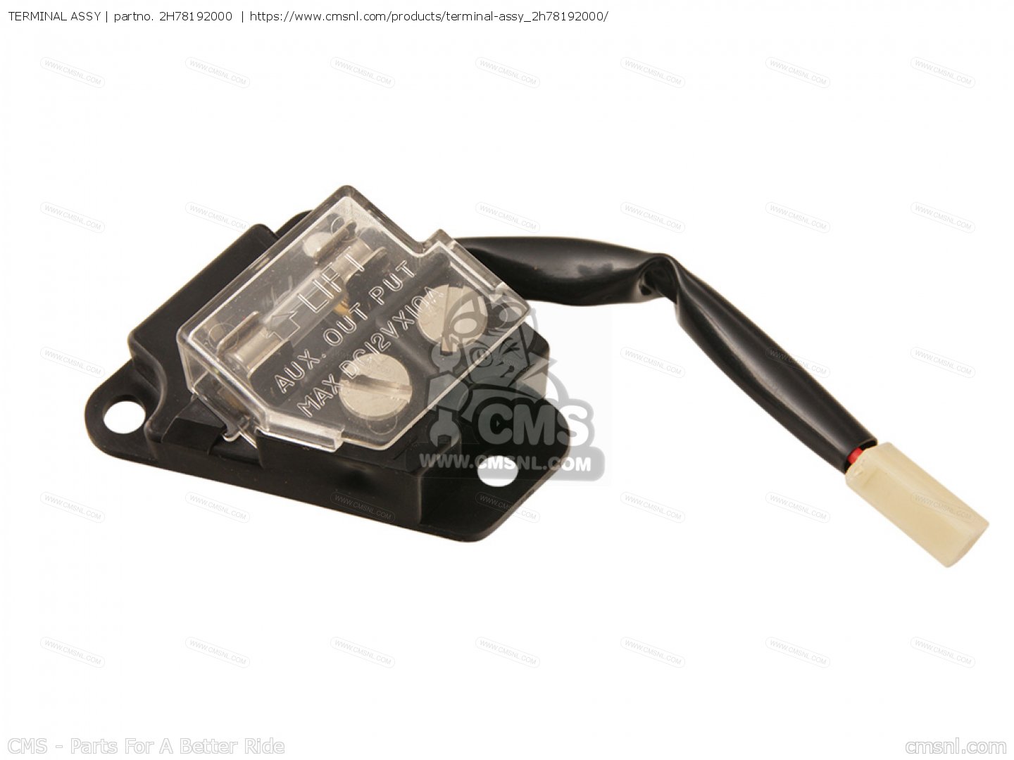 2H78192000 Terminal Assy Yamaha buy the 2H78192000 at CMSNL