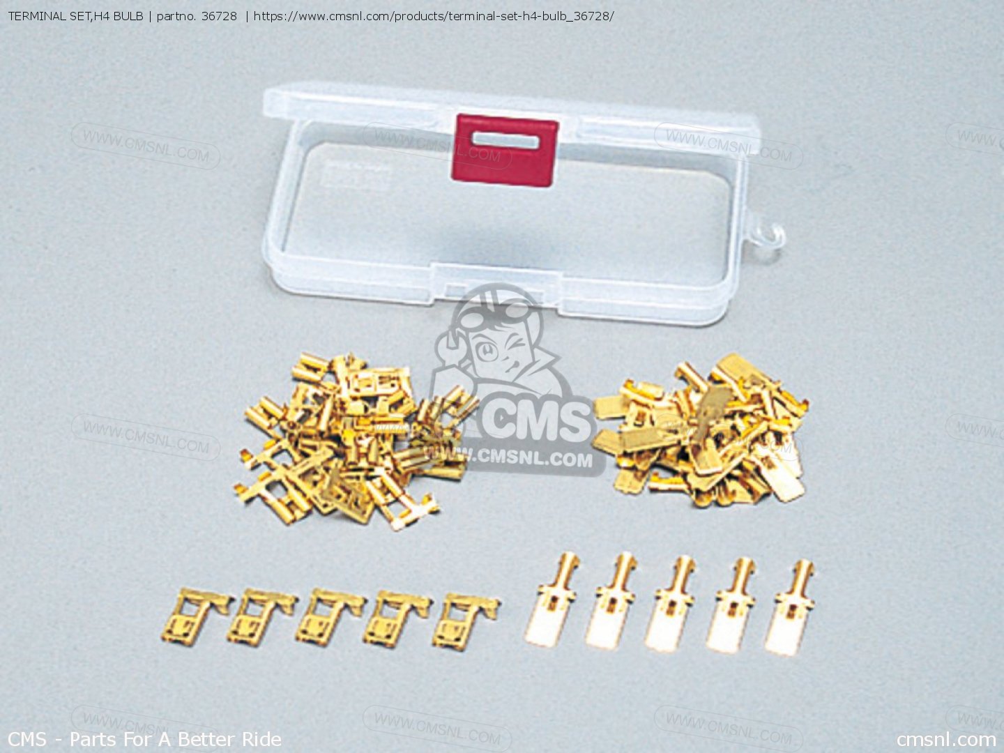 TERMINAL SET,H4 BULB for Electrical maintenance parts order at CMSNL