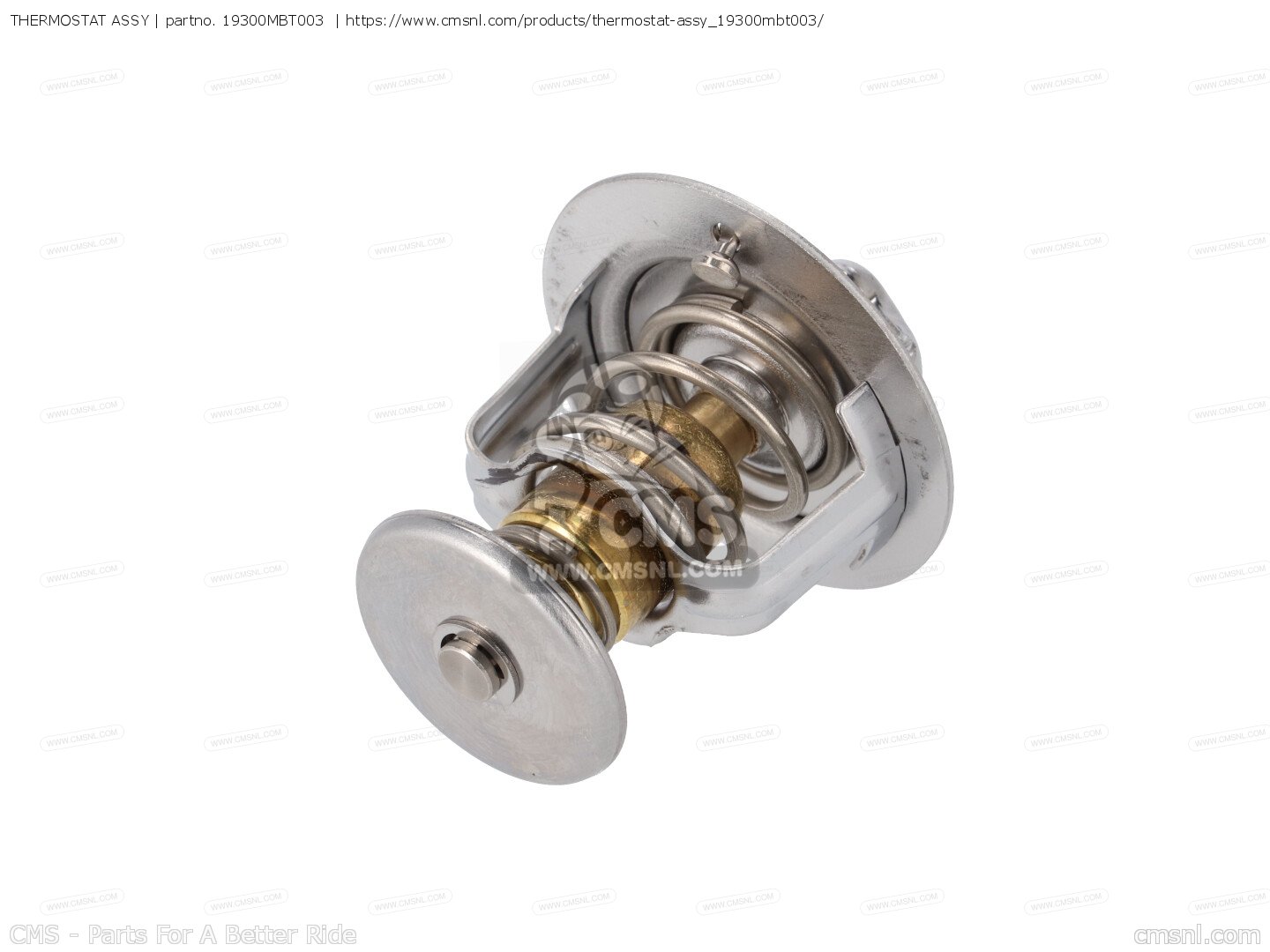 19300MBT003: Thermostat Assy Honda - buy the 19300-MBT-003 at CMSNL