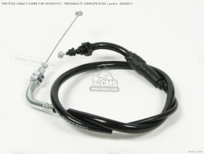 Takegawa THROTTLE CABLE (710MM) FOR MONKEY-FI / TAKEGAWA FI COMPLETE ENGI 03060017