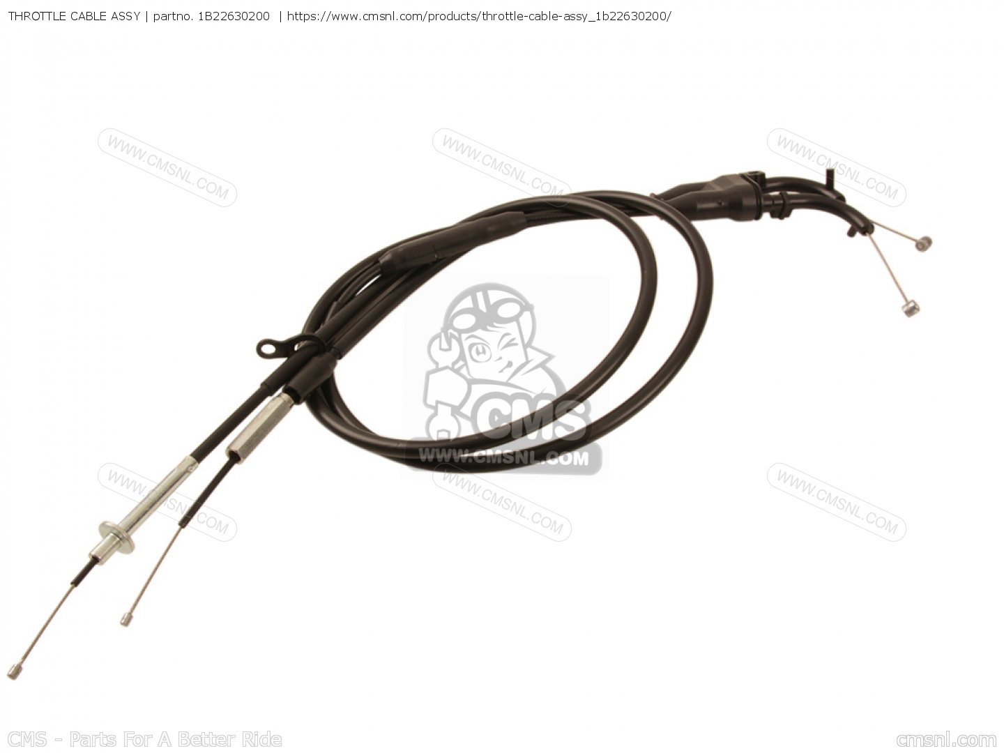1B22630200 Throttle Cable Assy Yamaha buy the 1B2263020000 at CMSNL