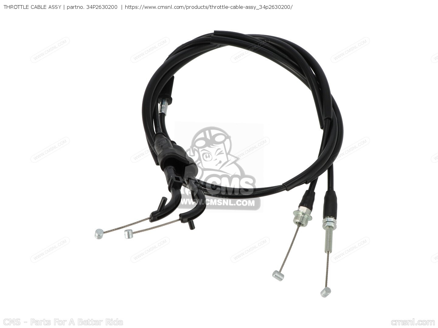 34P2630200 Throttle Cable Assy Yamaha buy the 34P2630200 at CMSNL