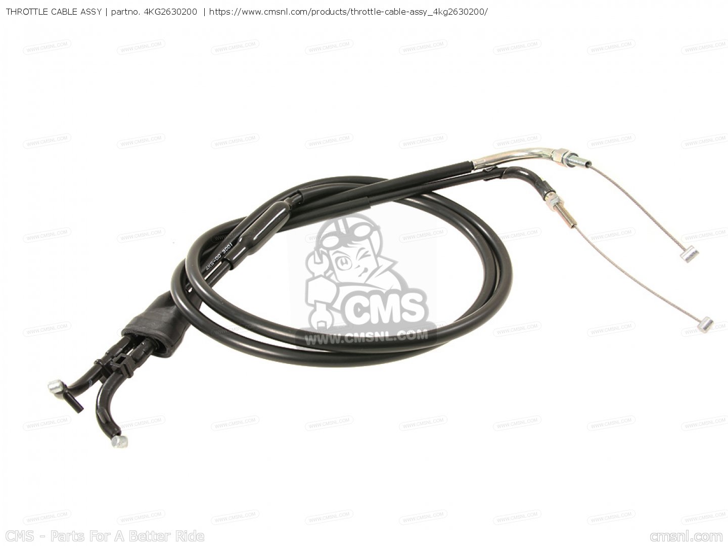 THROTTLE CABLE ASSY for XJR1300SP 1999 5EA6 PORTUGAL 295EA300EA